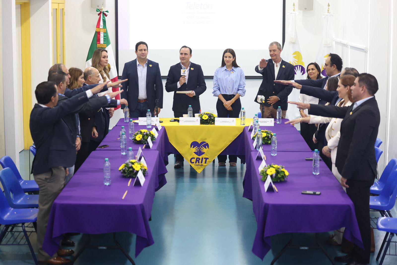INSTALA MANOLO JIMÉNEZ EL CONSEJO LOCAL BENEFACTOR DEL CRIT COAHUILA