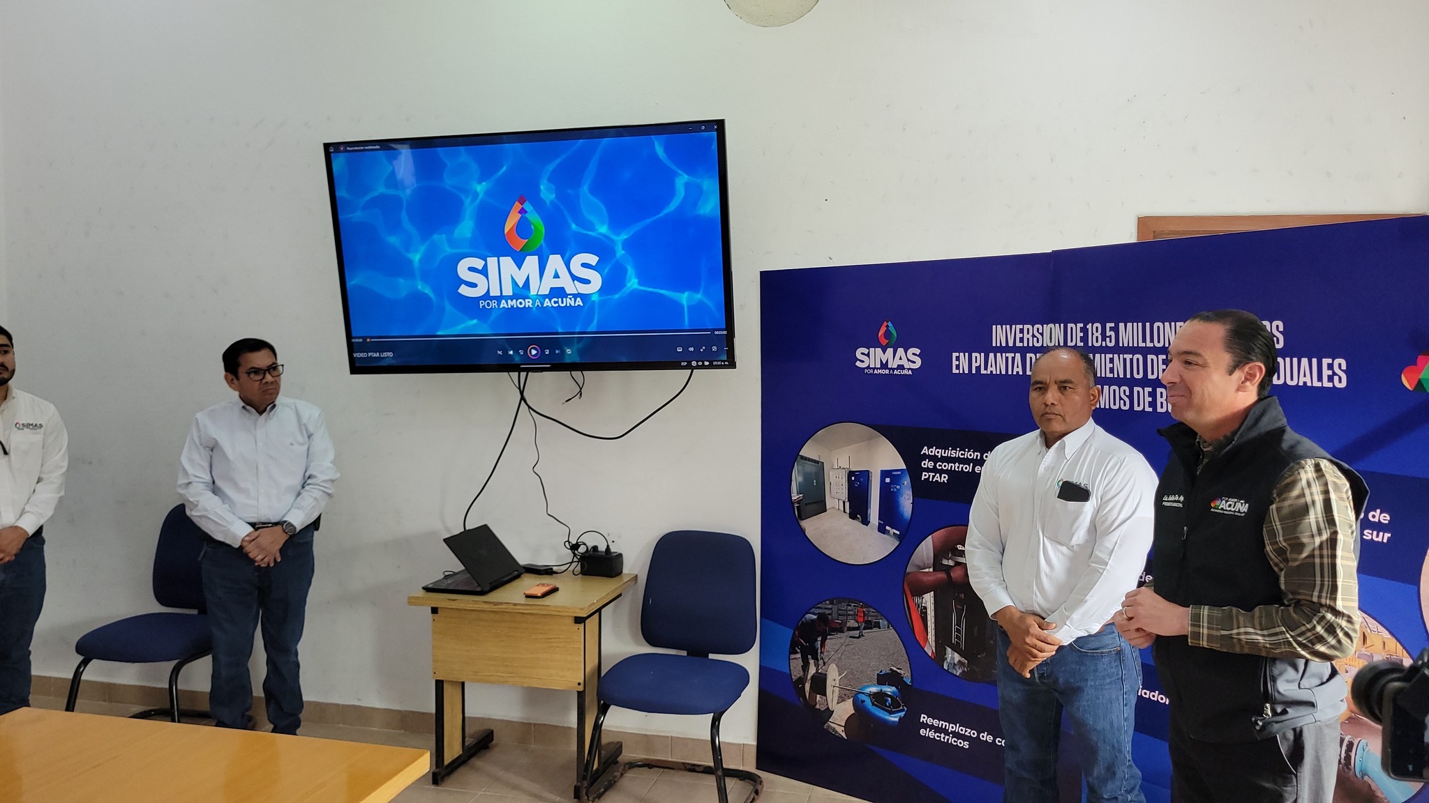 Invierte Simas Acuña 18.5 MDP en equipo