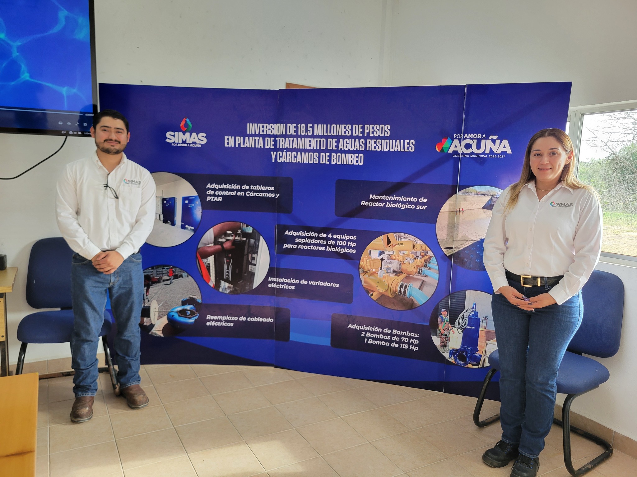 Invierte Simas Acuña 18.5 MDP en equipo