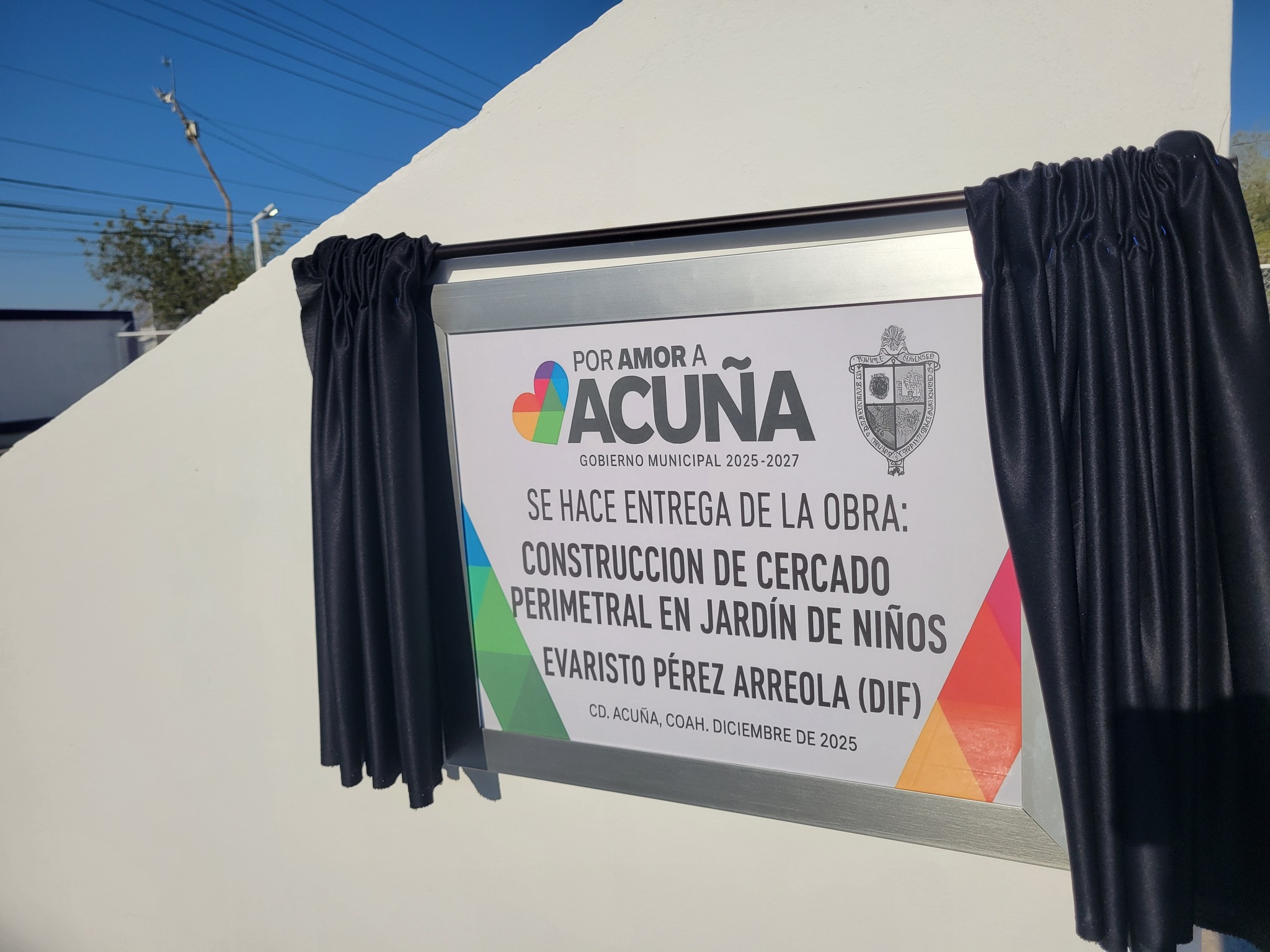 Presidencia Municipal de Acuña sigue realizando obras en escuelas