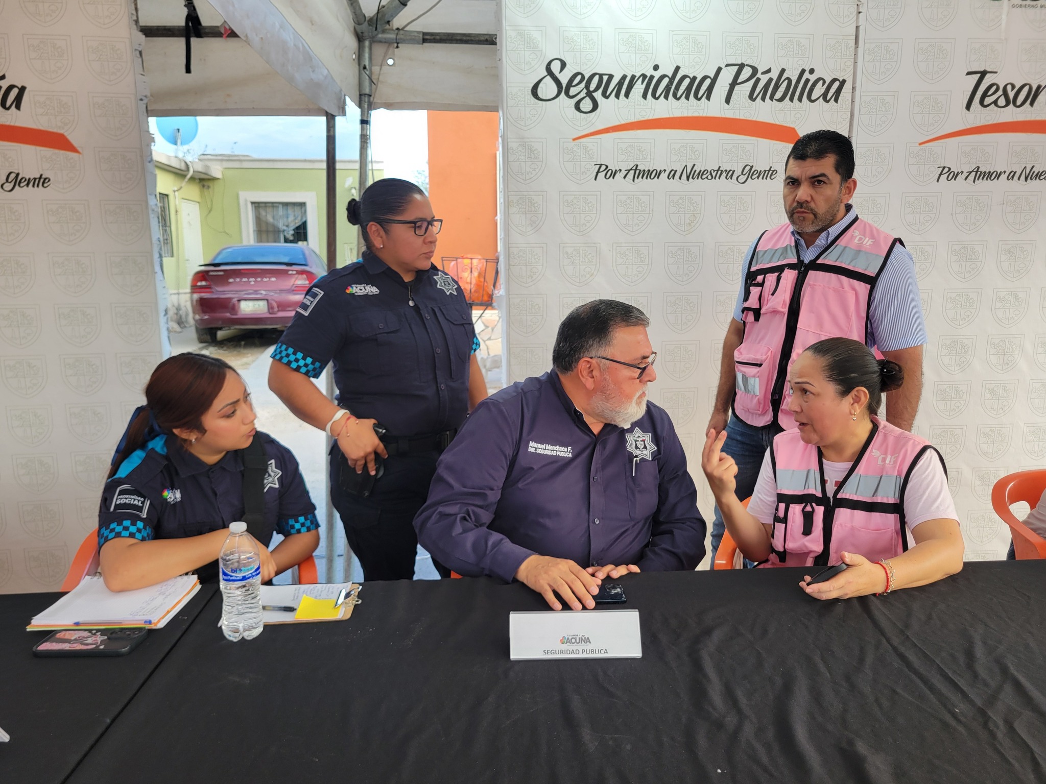Realiza Presidencia Municipal de Acuña brigada en Fraccionamiento San Diego