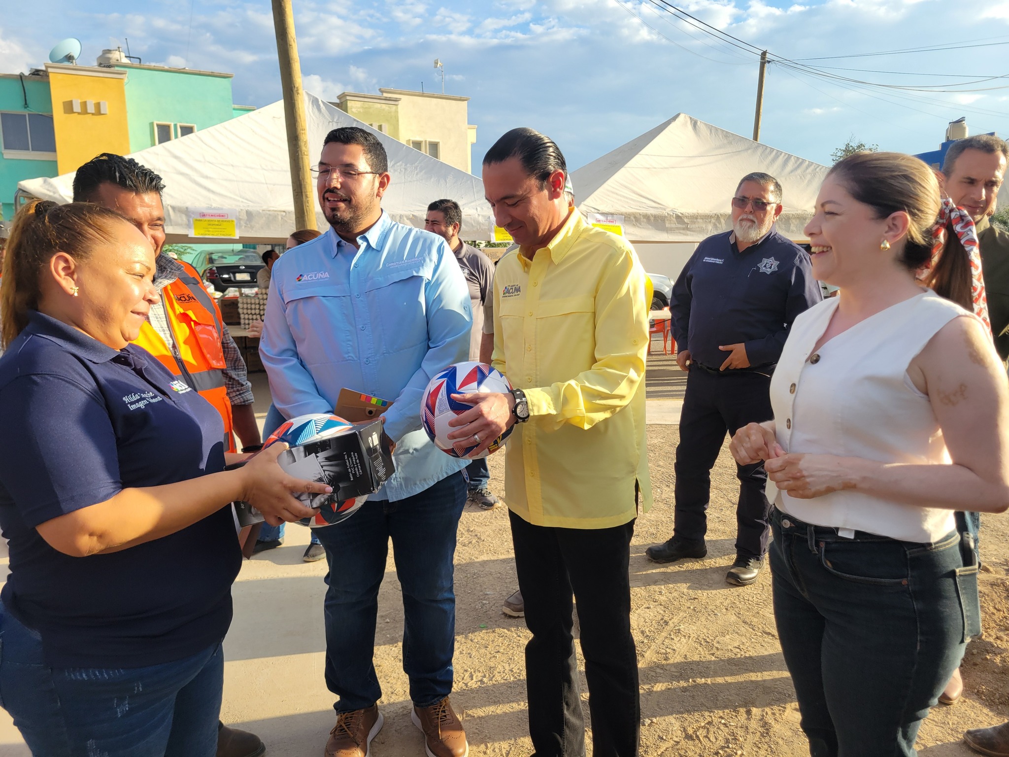 Realiza Presidencia Municipal de Acuña brigada en Fraccionamiento San Diego