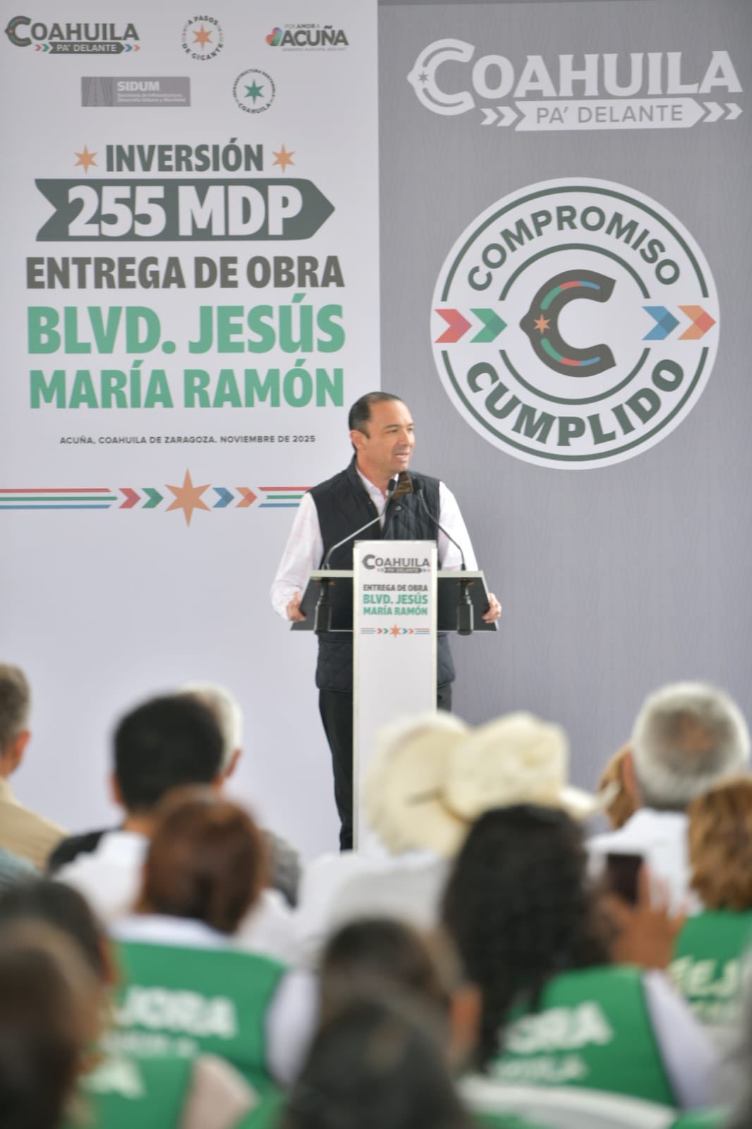 ACUÑA AVANZA CON LA OBRA MÁS GRANDE DEL ESTADO: NUEVA ETAPA DEL LIB. JESÚS MA. RAMÓN