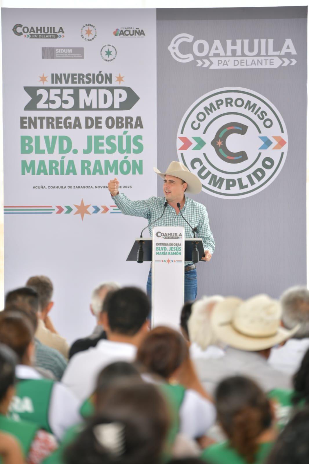 ACUÑA AVANZA CON LA OBRA MÁS GRANDE DEL ESTADO: NUEVA ETAPA DEL LIB. JESÚS MA. RAMÓN