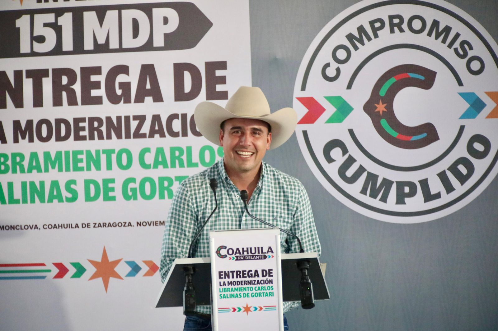 CONSTRUYENDO EN EQUIPO ENTREGAMOS LAS GRANDES OBRAS EN COAHUILA: MANOLO