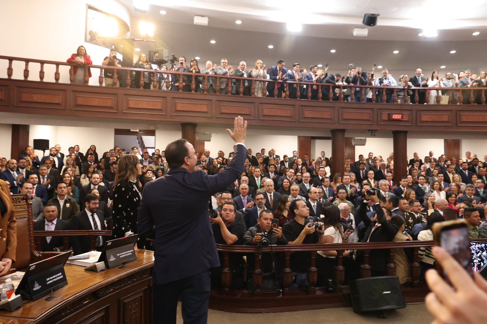 ENTREGA GOBERNADOR INFORME AL CONGRESO