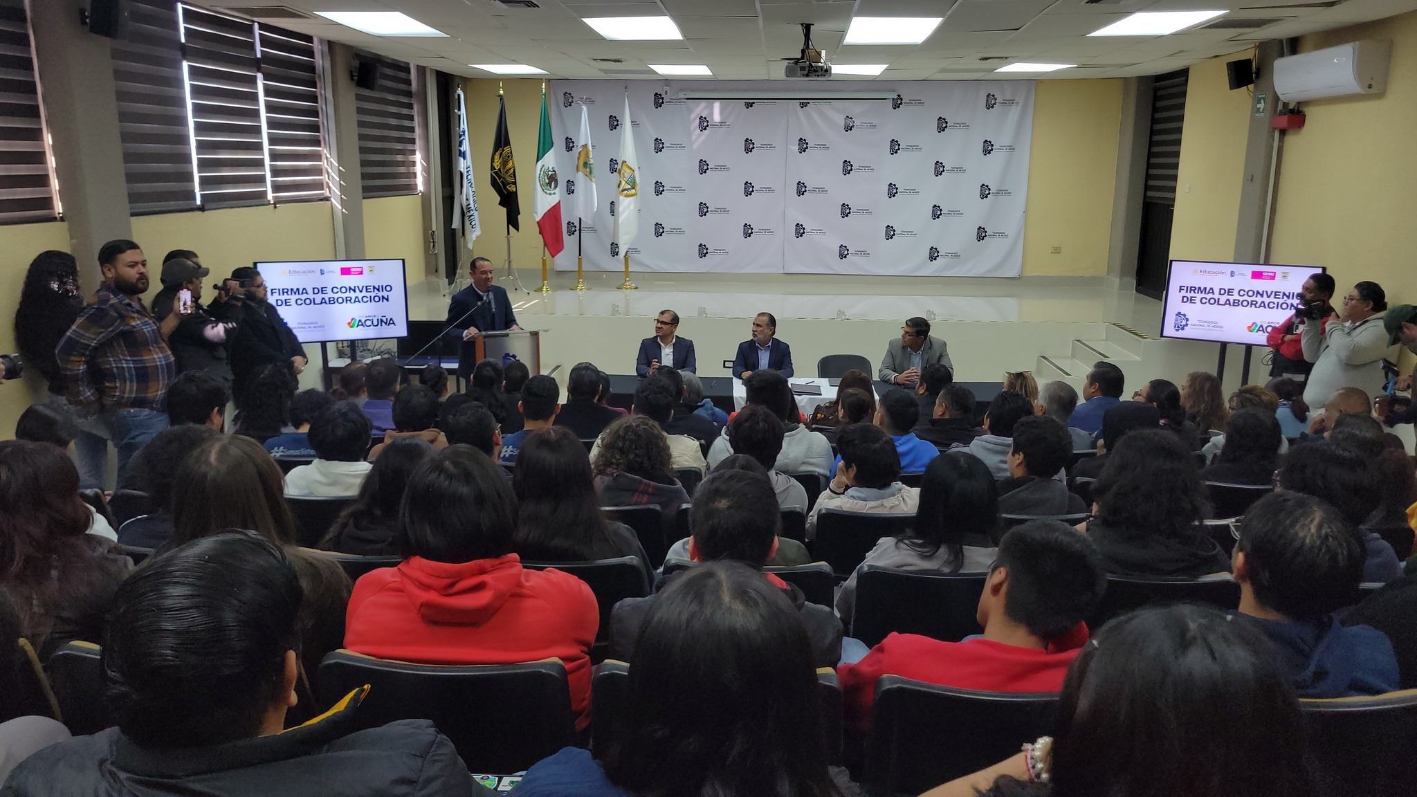 Firman convenio de colaboración Presidencia Municipal de Acuña y El ITN Campus Ciudad Acuña