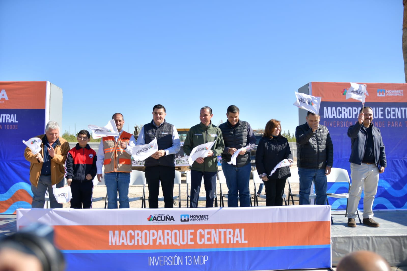 GOBIERNO DE UNIDAD Y FUNDACIÓN HOWMET INICIAN CONSTRUCCIÓN DEL MACROPARQUE CENTRAL