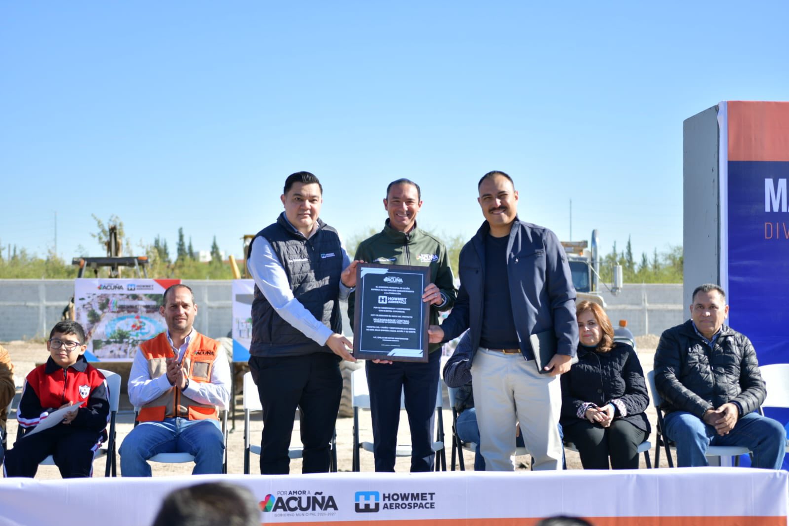 GOBIERNO DE UNIDAD Y FUNDACIÓN HOWMET INICIAN CONSTRUCCIÓN DEL MACROPARQUE CENTRAL