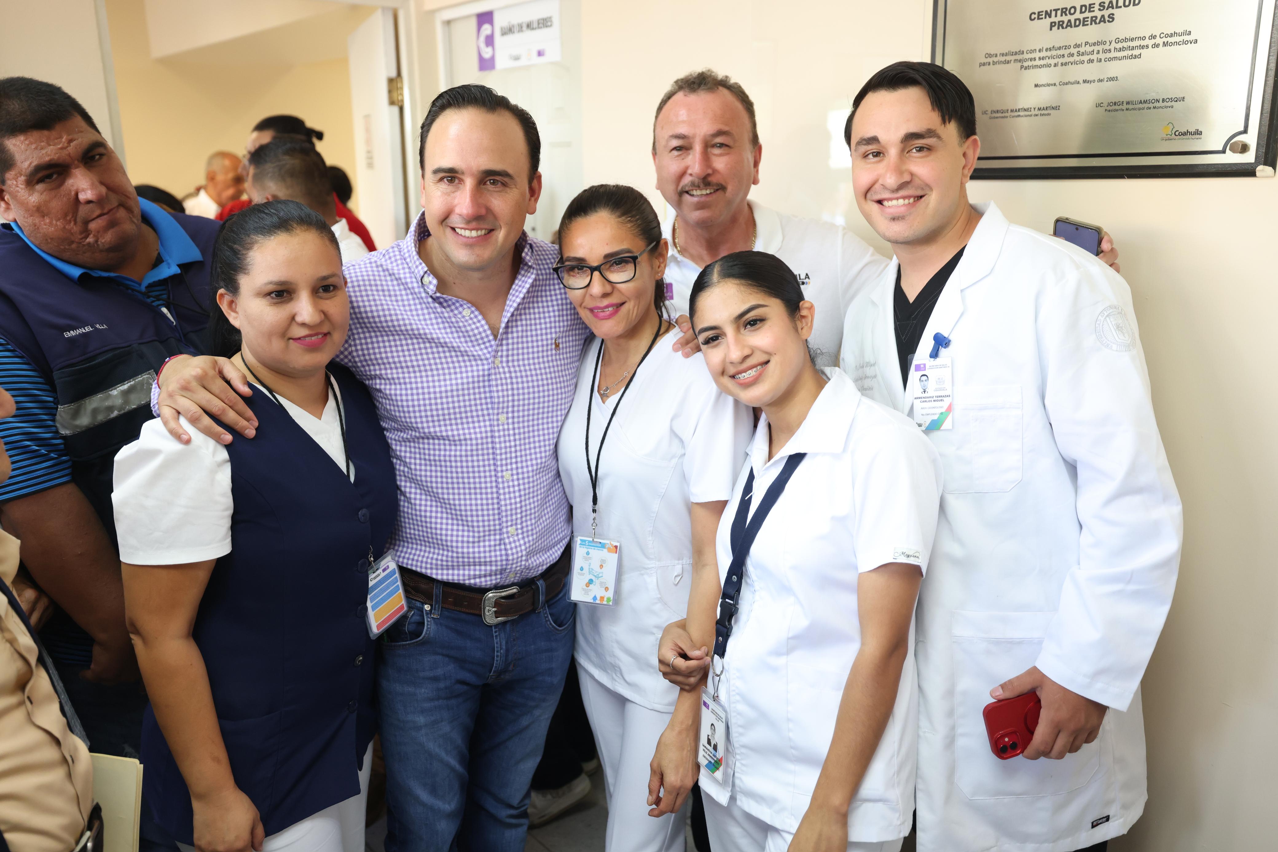 HEMOS ATENDIDO A MILES DE COAHUILENSES EN NUESTROS CENTROS DE SALUD: MANOLO