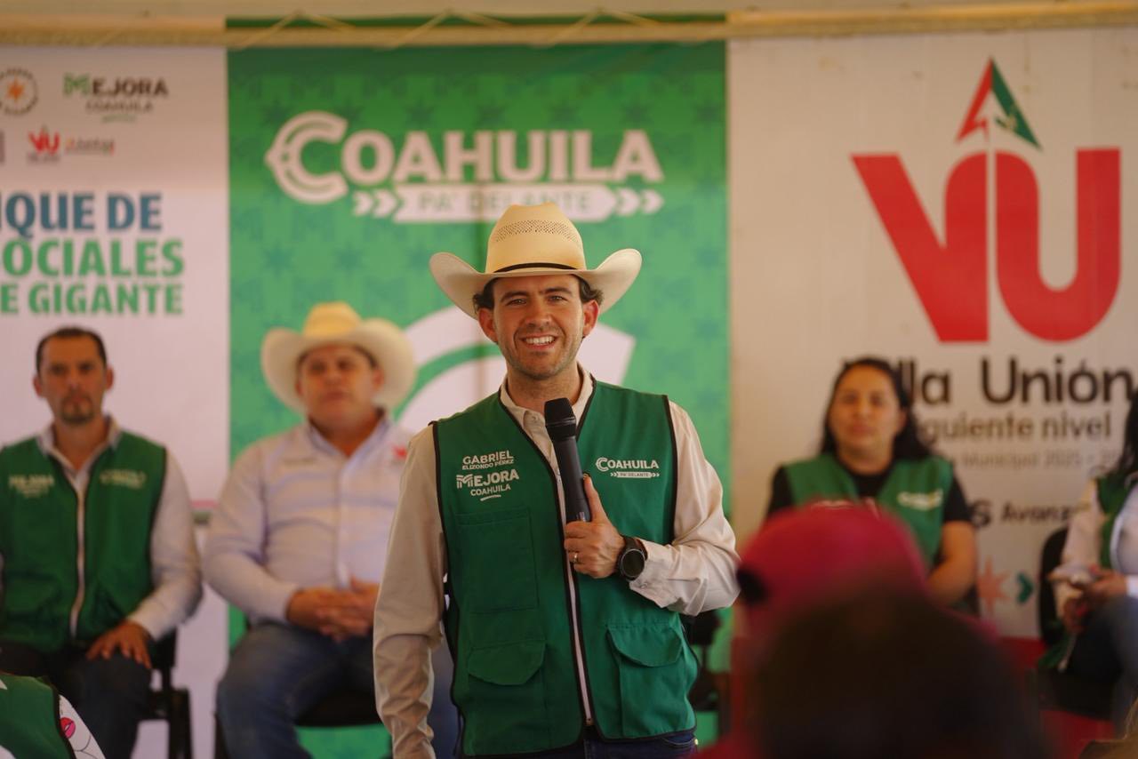IMPULSA MEJORA COAHUILA MÁS OBRAS SOCIALES EN LA REGIÓN NORTE