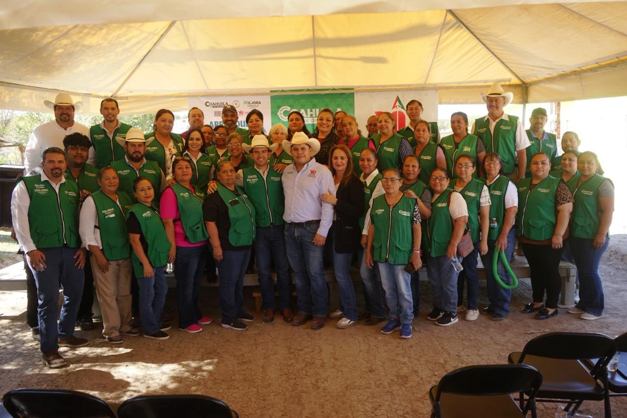 IMPULSA MEJORA COAHUILA MÁS OBRAS SOCIALES EN LA REGIÓN NORTE