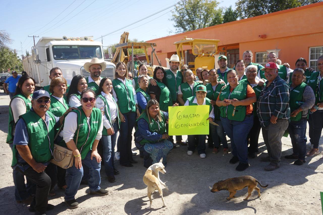 IMPULSA MEJORA COAHUILA MÁS OBRAS SOCIALES EN LA REGIÓN NORTE