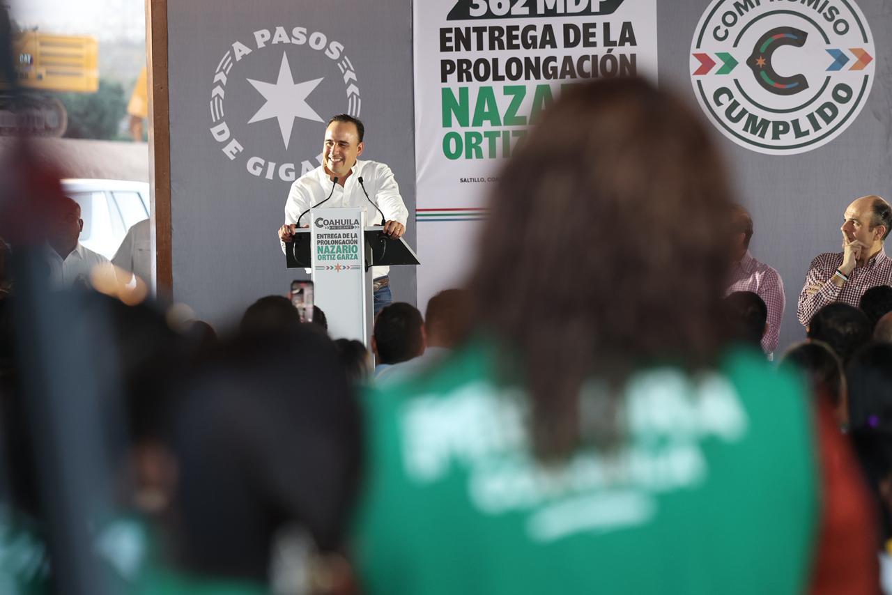 PROLONGACIÓN NAZARIO, OBRA DE GRAN IMPACTO SOCIAL PARA EL PONIENTE DE SALTILLO: MANOLO