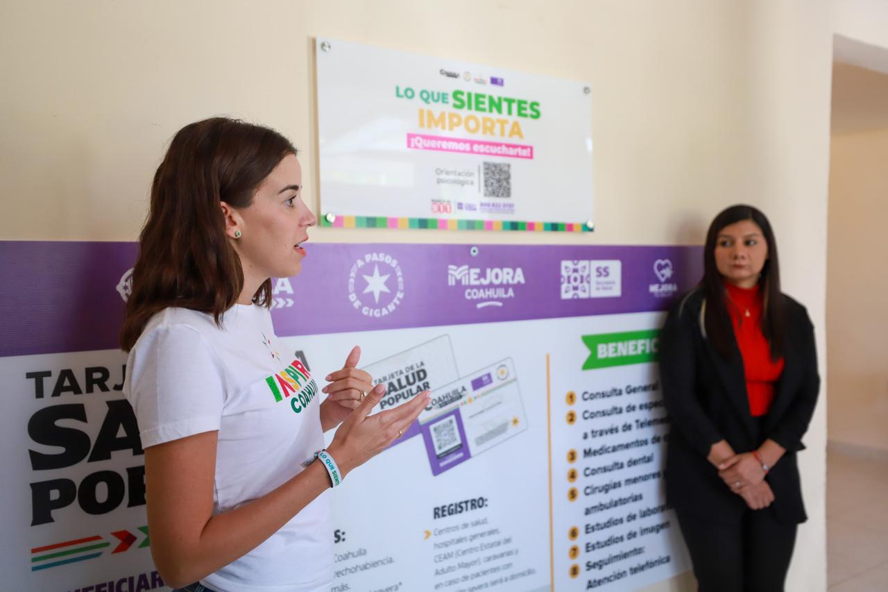 “PSICÓLOGO EN TU COMUNIDAD” ESTÁ EN LOS 133 CENTROS DE SALUD DE COAHUILA