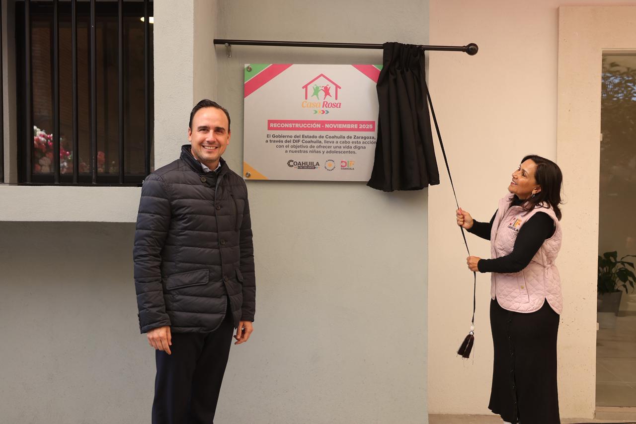 RECONSTRUYE DIF COAHUILA LA CASA ROSA PARA NIÑAS Y ADOLESCENTES