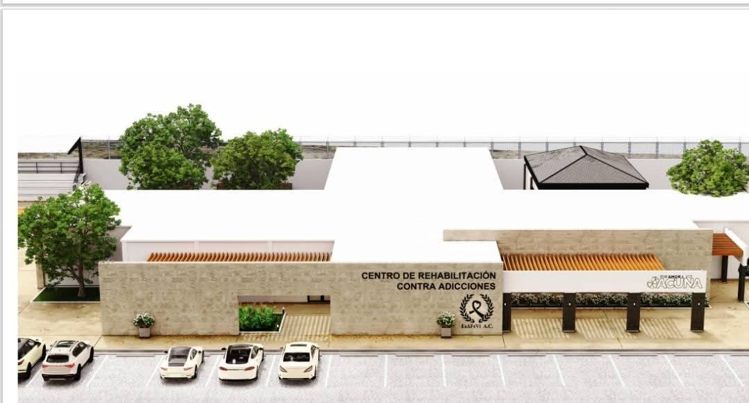 Arranca Emilio de Hoyos la construcción del Centro de Rehabilitación de las Adicciones de Acuña