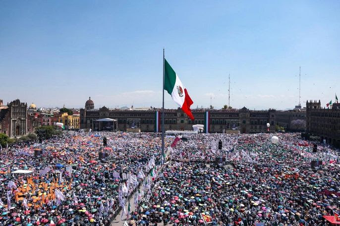 DEMOSTRAMOS QUE EL PUEBLO DE MÉXICO ES MUCHA PIEZA; JUNTAS Y JUNTOS SOMOS MÁS