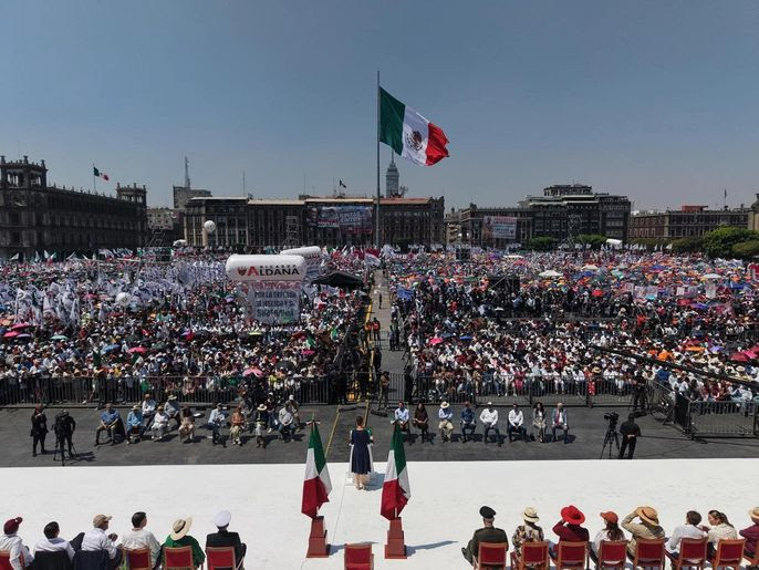 DEMOSTRAMOS QUE EL PUEBLO DE MÉXICO ES MUCHA PIEZA; JUNTAS Y JUNTOS SOMOS MÁS