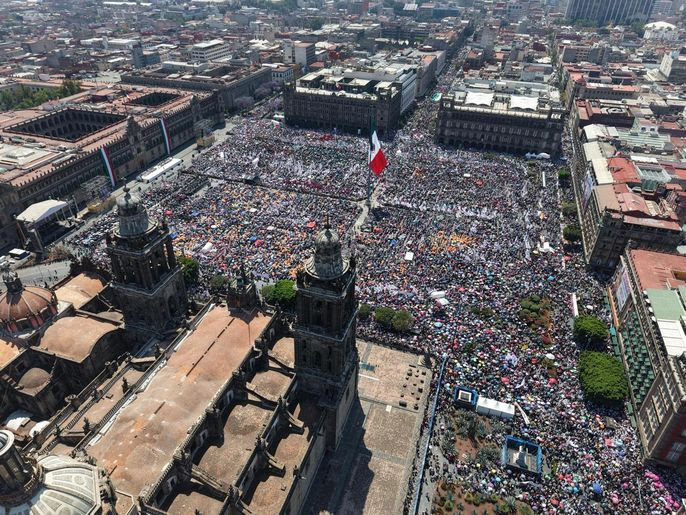 DEMOSTRAMOS QUE EL PUEBLO DE MÉXICO ES MUCHA PIEZA; JUNTAS Y JUNTOS SOMOS MÁS