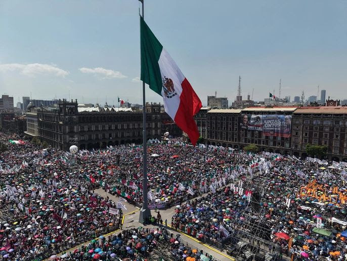 DEMOSTRAMOS QUE EL PUEBLO DE MÉXICO ES MUCHA PIEZA; JUNTAS Y JUNTOS SOMOS MÁS