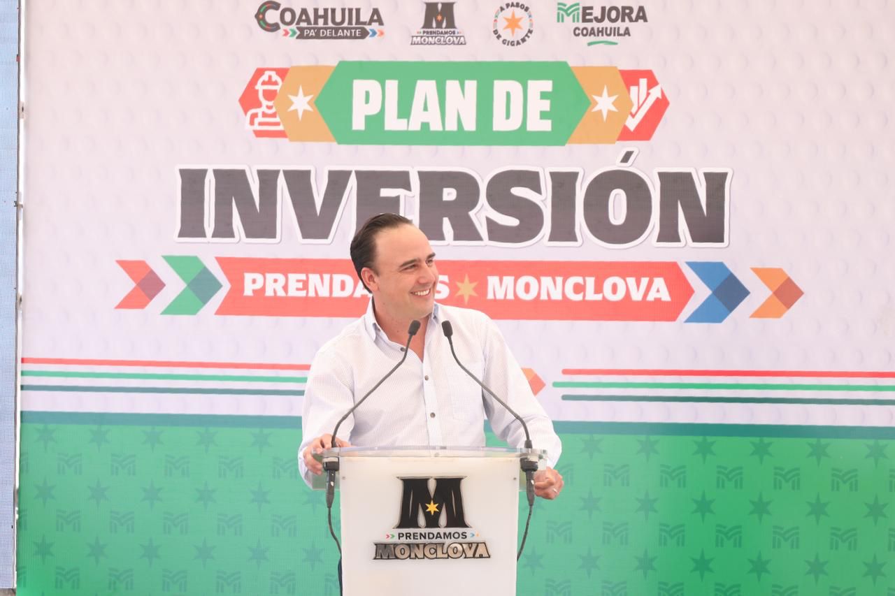 DETONAN GRAN PROGRAMA DE OBRAS Y ANUNCIAN NUEVA INVERSIÓN EN MONCLOVA