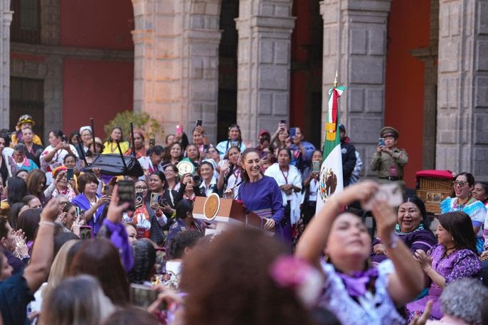 PRESIDENTA CLAUDIA SHEINBAUM PRESENTA 10 ACCIONES A FAVOR DE LAS MUJERES EN EL MARCO DEL 8M