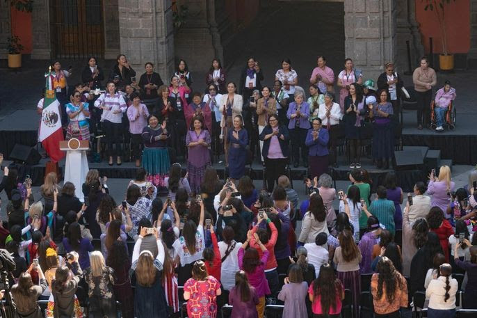 PRESIDENTA CLAUDIA SHEINBAUM PRESENTA 10 ACCIONES A FAVOR DE LAS MUJERES EN EL MARCO DEL 8M