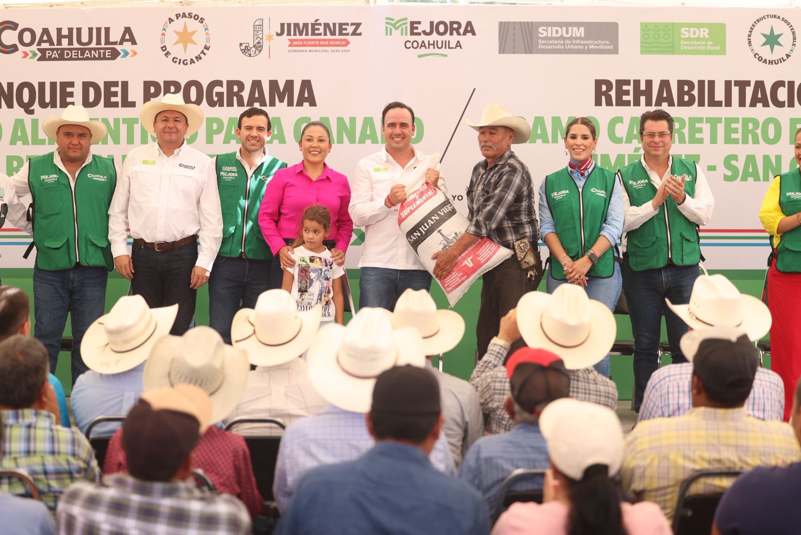 ARRANCA MANOLO PROGRAMA DE SUPLEMENTO ALIMENTARIO PARA PRODUCTORES DE COAHUILA