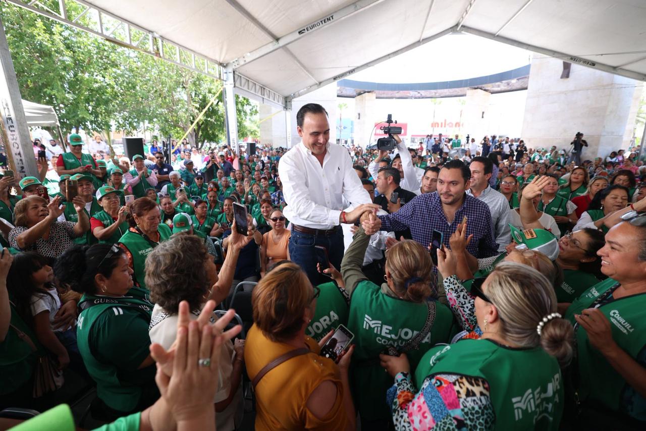 EN EQUIPO INVERTIREMOS 1500 MDP EN OBRAS SOCIALES PARA TODO COAHUILA: MANOLO
