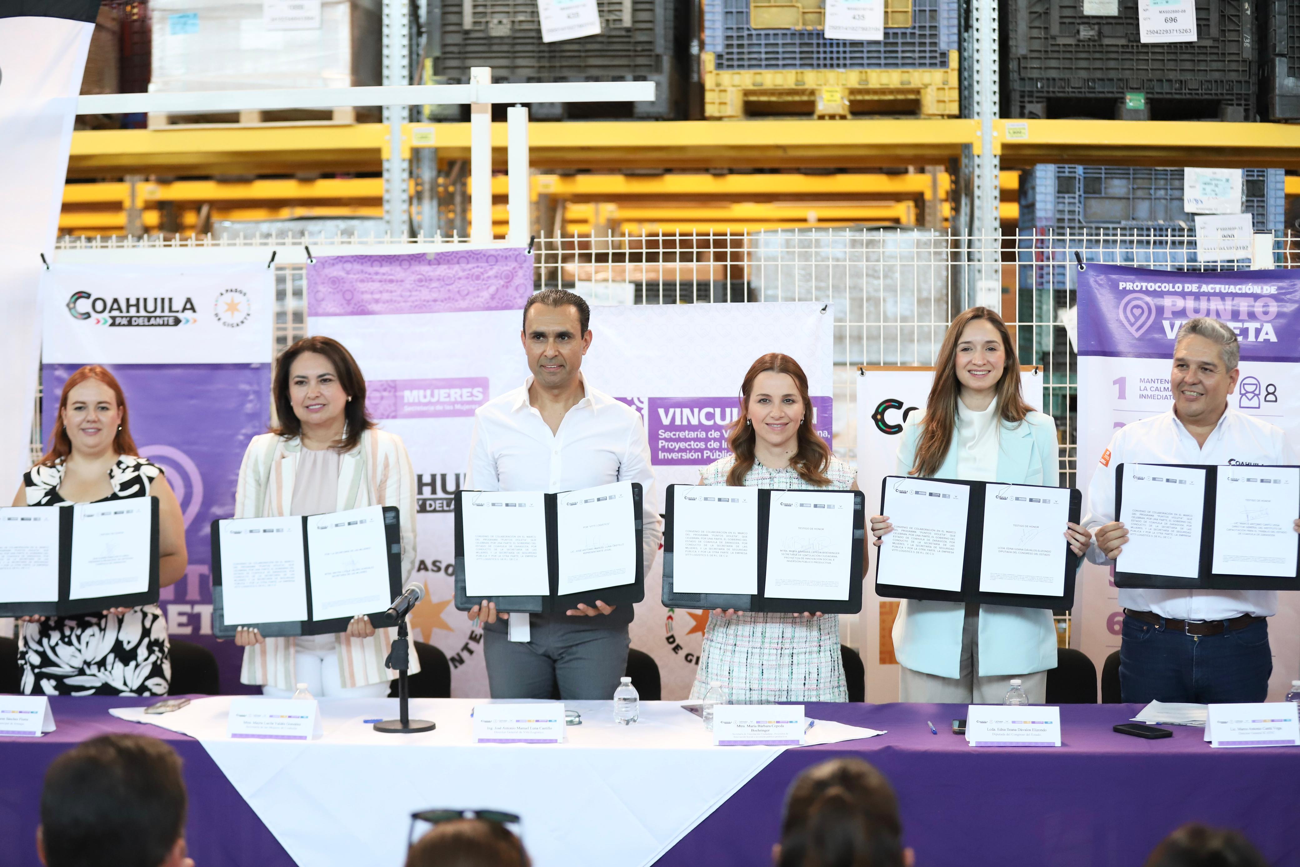 FORTALECE GOBIERNO DEL ESTADO PUNTOS VIOLETA; SUMA A MÁS EMPRESAS