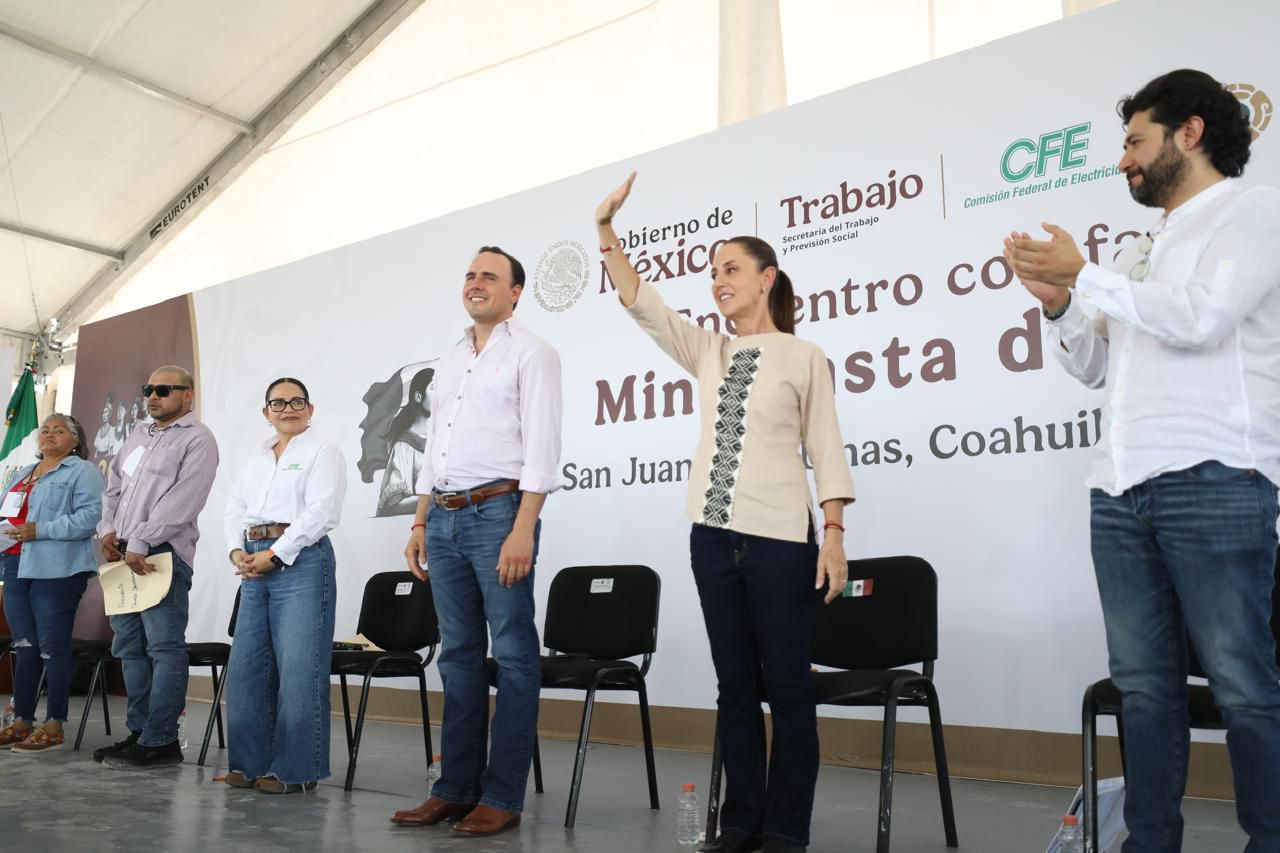 JUNTO CON LA PRESIDENTA VAMOS A REACTIVAR AHMSA Y LA ECONOMÍA DE LAS REGIONES CENTRO Y CARBONÍFERA: MANOLO
