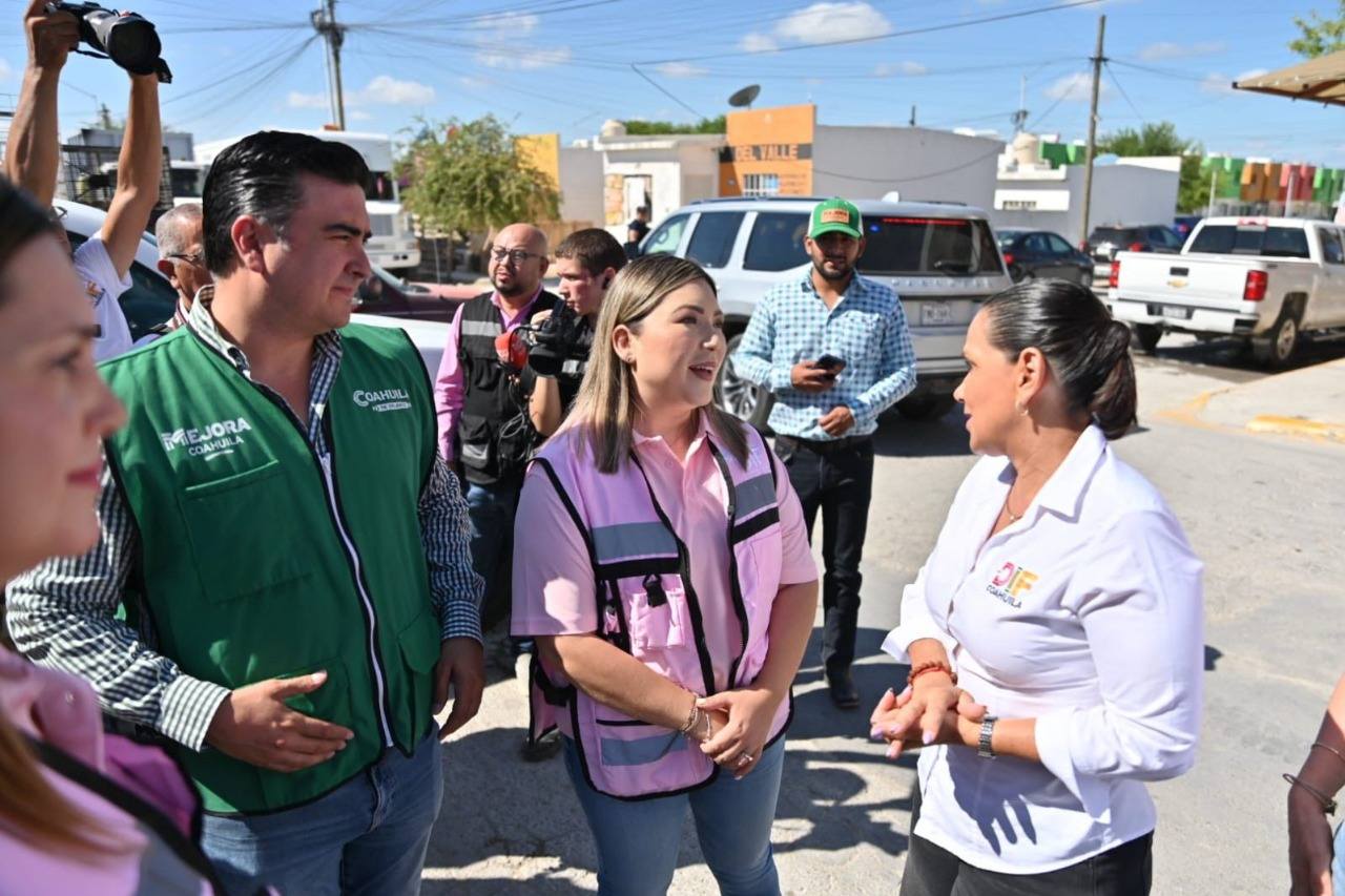 Arranque del “Mercadito Pa’ Delante” en Lomas del Valle en Acuña