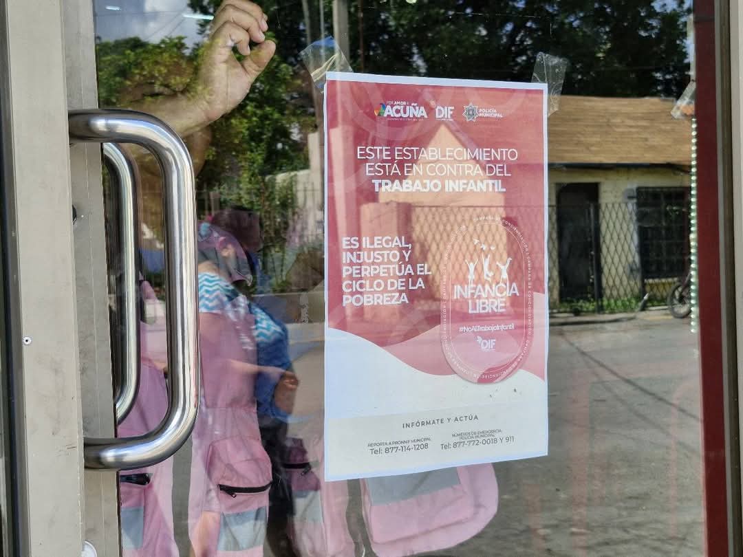 DIF ACUÑA REFUERZA ACCIONES DE CONCIENTIZACIÓN CONTRA LA EXPLOTACIÓN INFANTIL