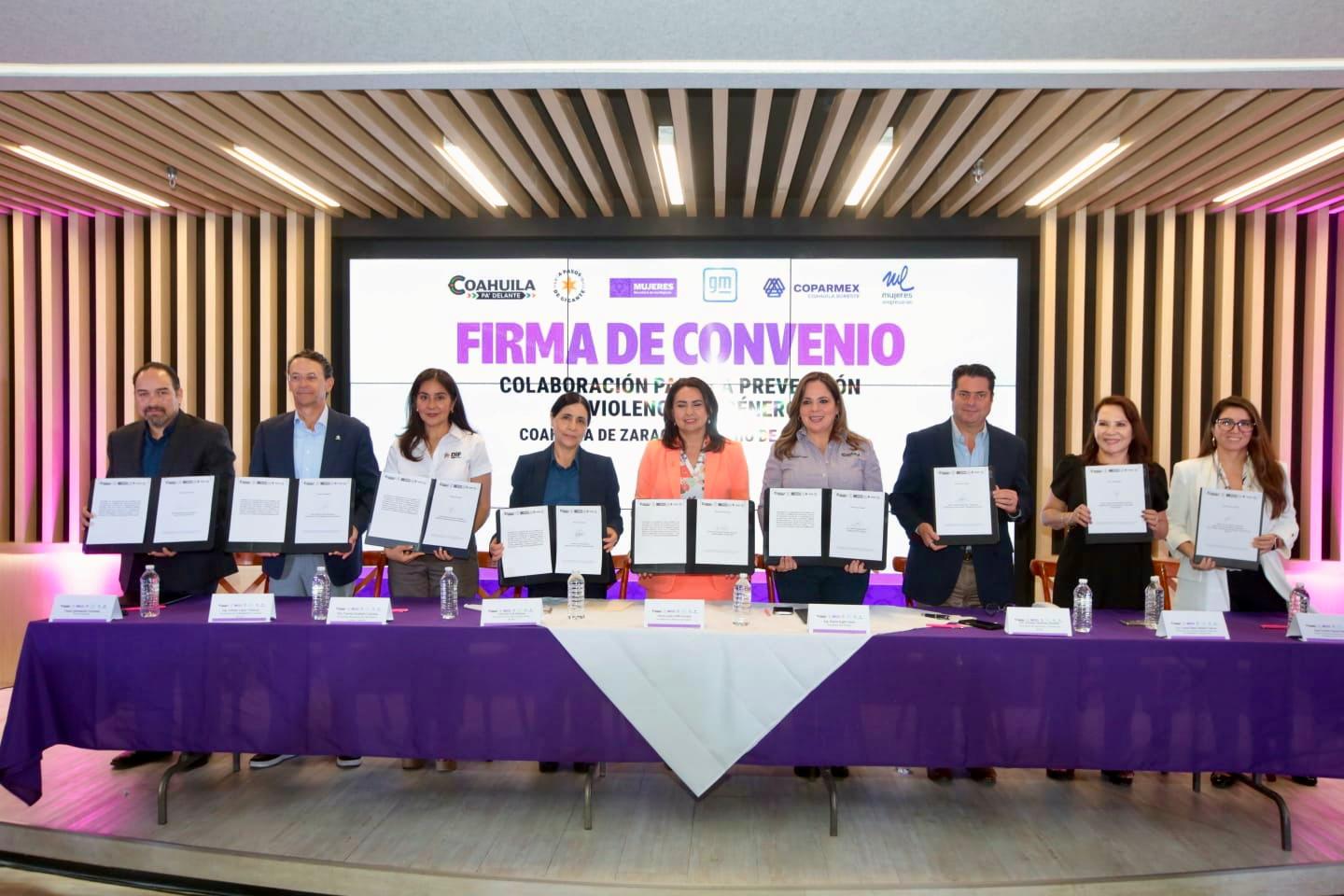 FIRMAN CONVENIO POR LA IGUALDAD DE GÉNERO