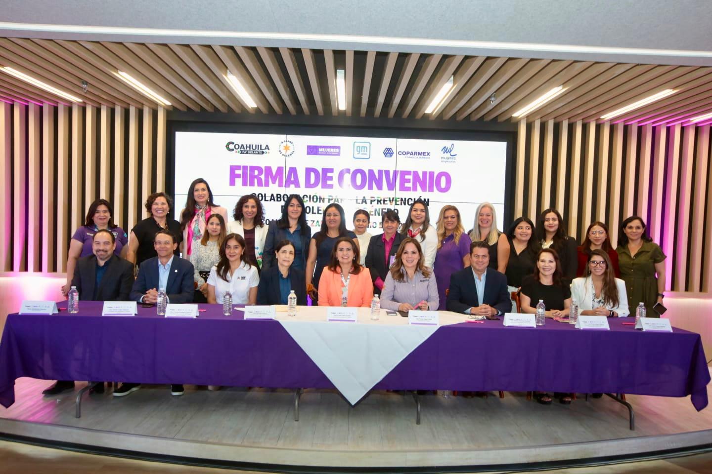 FIRMAN CONVENIO POR LA IGUALDAD DE GÉNERO
