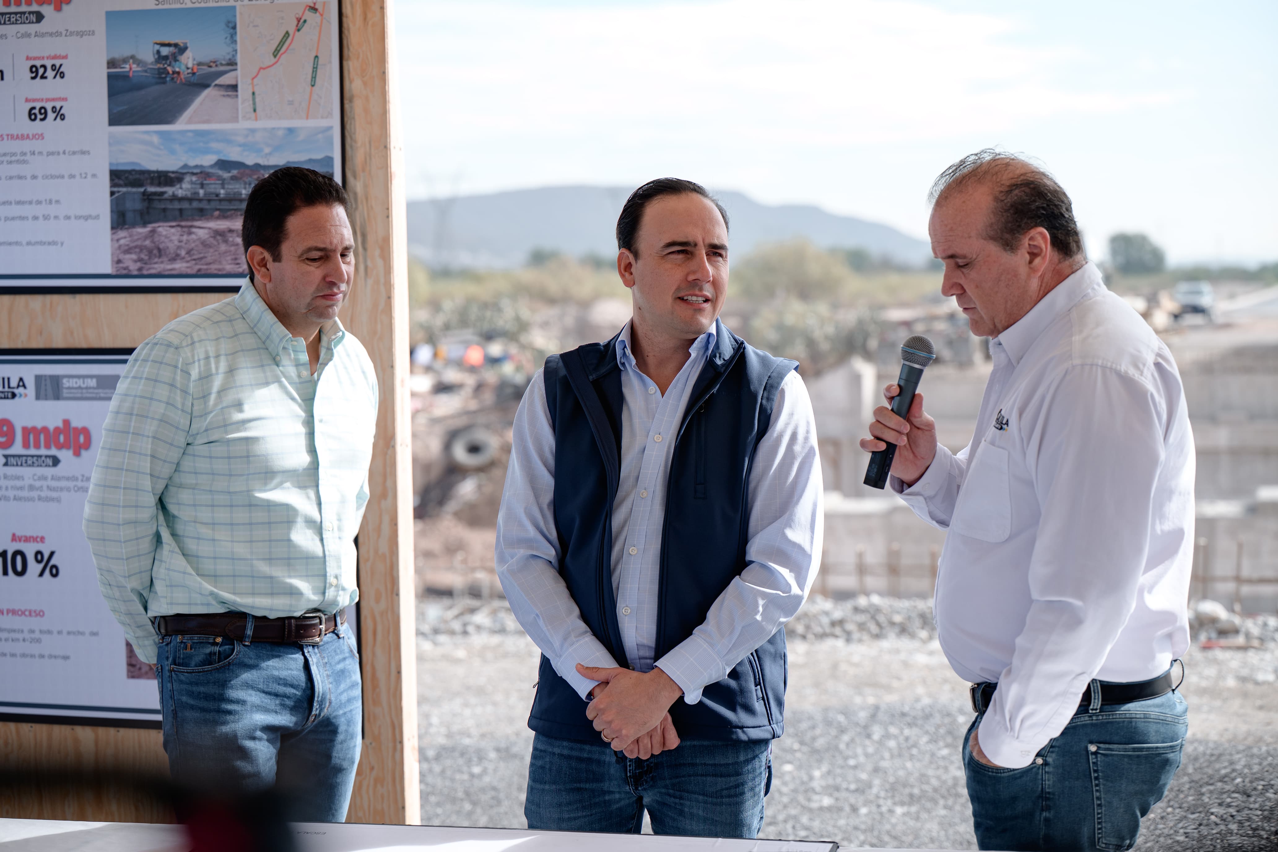 INVIRTIENDO 2 MIL MDP AVANZAN  GRANDES OBRAS EN COAHUILA: MANOLO