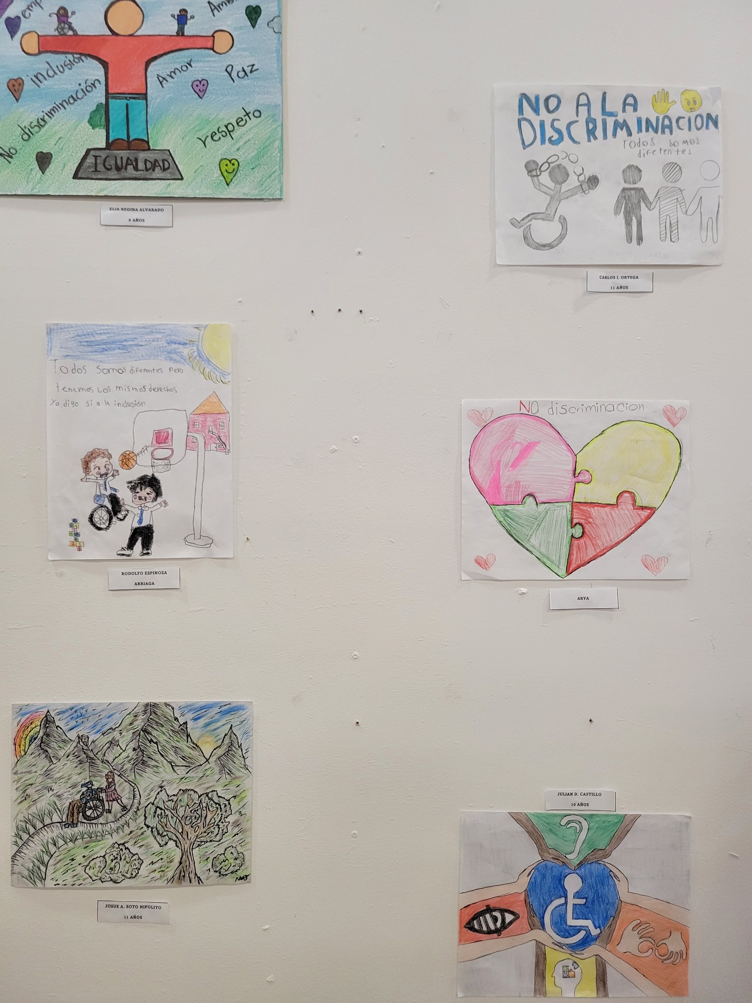 Premian a ganadores de dibujo “Por amor a la Inclusión”