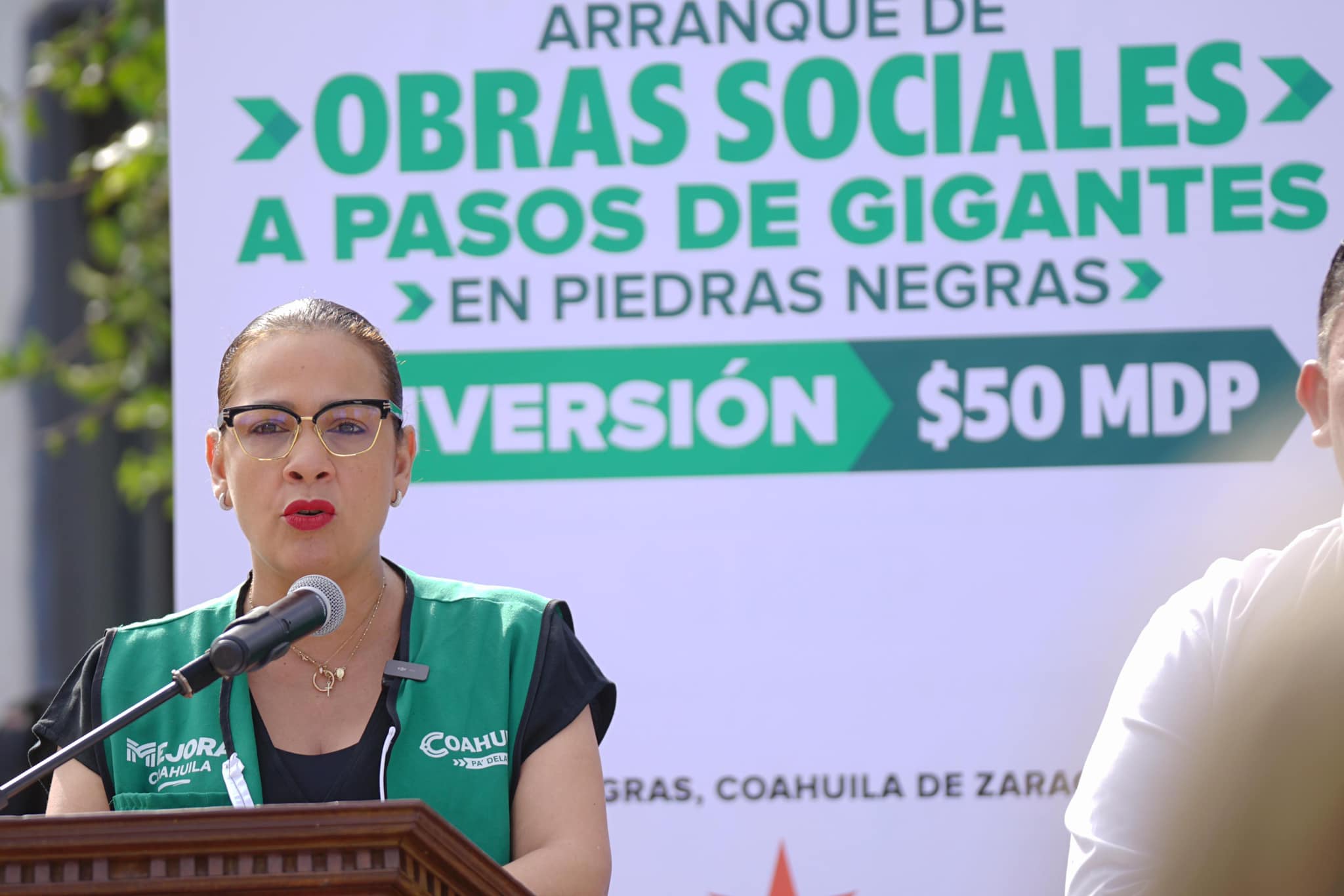 SONIA Y MEMO GESTIONAN 50 MDP ESTATALES PARA PIEDRAS NEGRAS