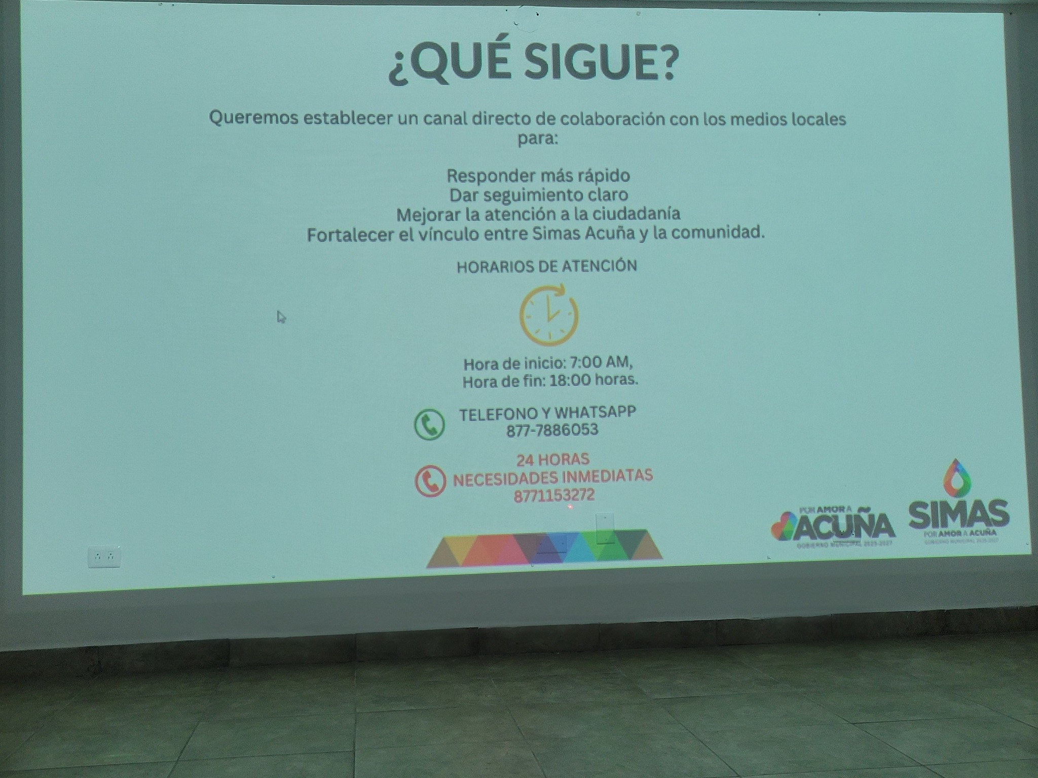 Unidos por el agua SIMAS y usuarios