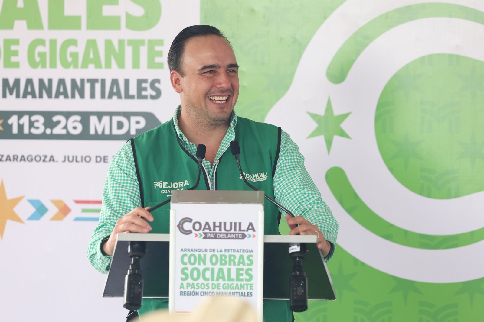 ARRANCA MANOLO OBRAS SOCIALES EN LOS CINCO MANANTIALES