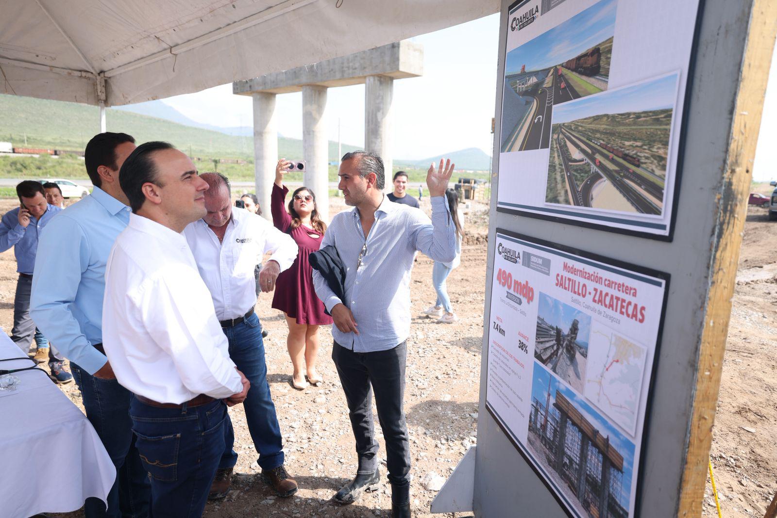 EN TIEMPO Y FORMA LAS GRANDES OBRAS DE INFRAESTRUCTURA EN COAHUILA: MANOLO