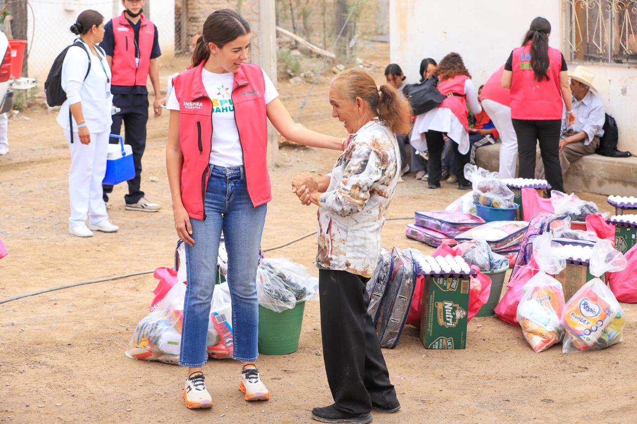 INSPIRA COAHUILA LLEVA BENEFICIOS A COMUNIDADES RURALES