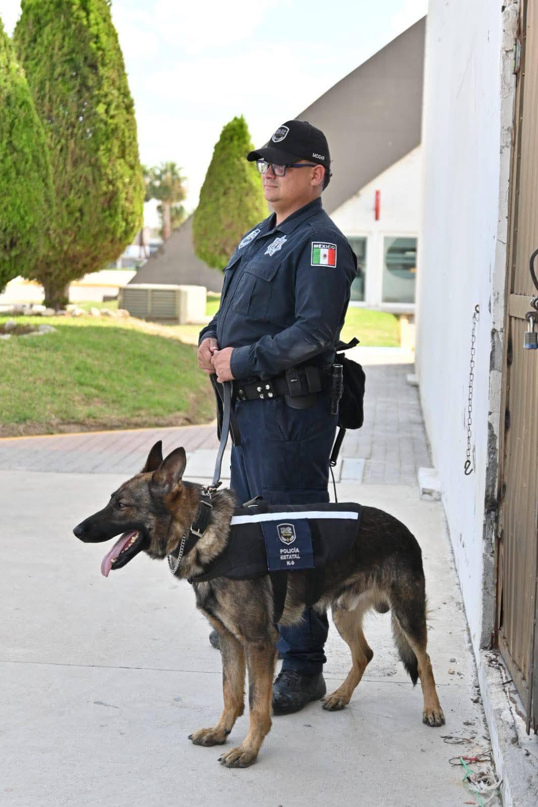 LLEGARON LOS BINOMIOS K9 A ACUÑA