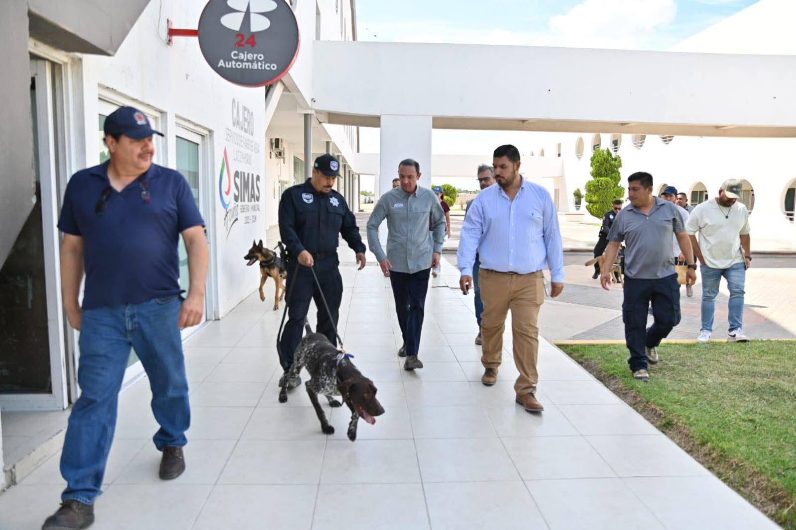 LLEGARON LOS BINOMIOS K9 A ACUÑA