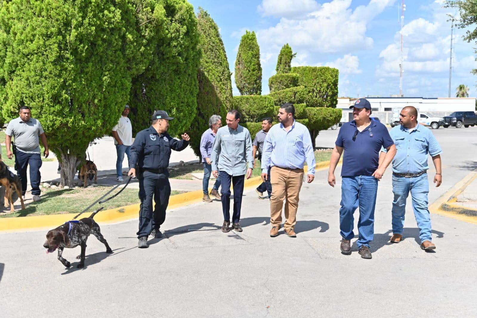 LLEGARON LOS BINOMIOS K9 A ACUÑA
