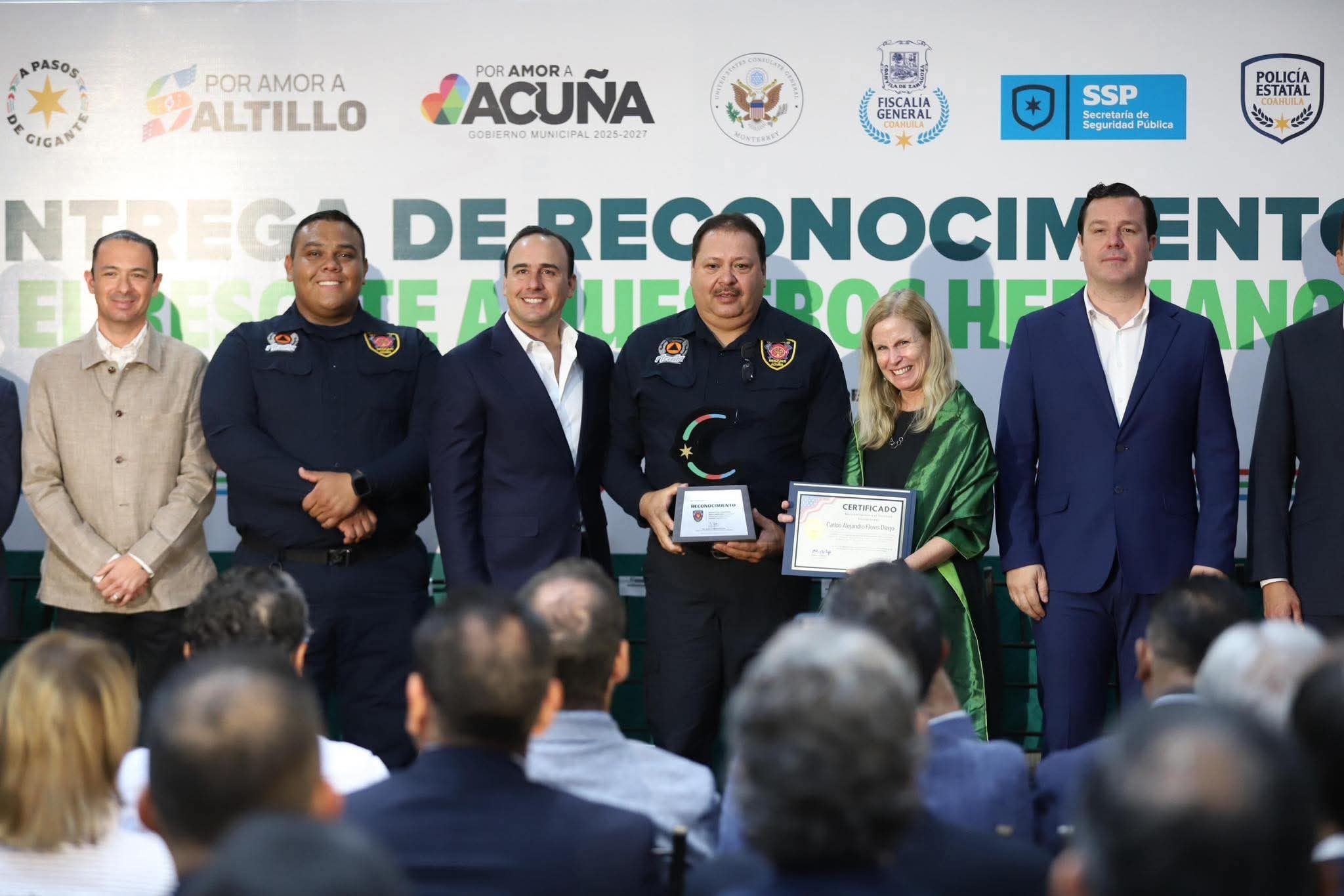 LOS MEJORES BOMBEROS ESTÁN EN ACUÑA Y SON ORGULLO DE COAHUILA Y DE MÉXICO