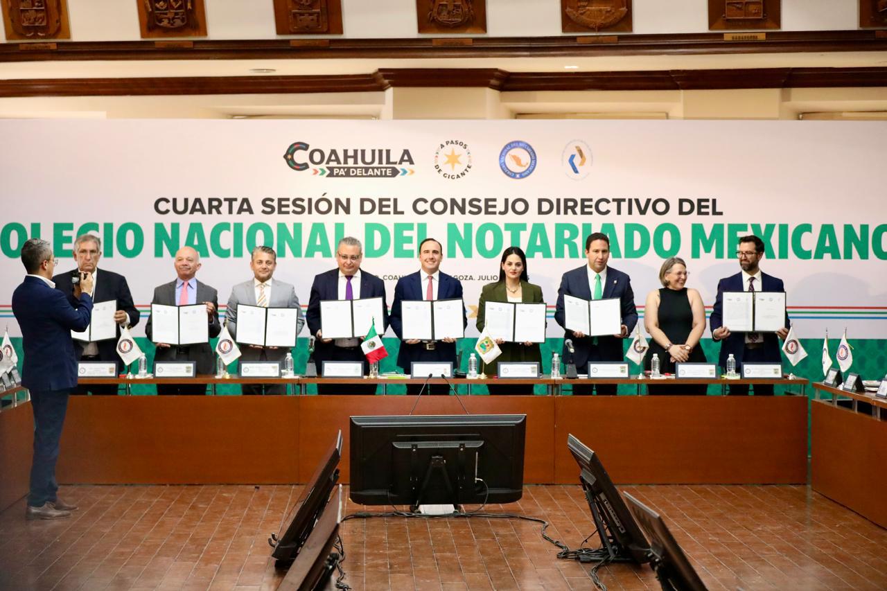 SE LLEVA A CABO CONSEJO NACIONAL DEL NOTARIADO MEXICANO EN COAHUILA