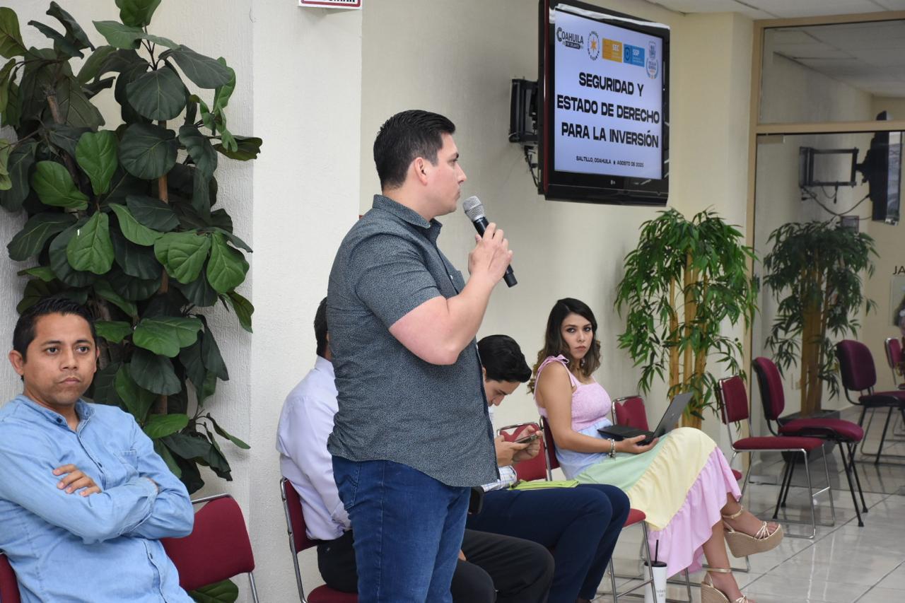 EMPRESARIOS DESTACAN EL NIVEL DE SEGURIDAD DE COAHUILA, ES UN ALICIENTE PARA LA LLEGADA DE NUEVOS CAPITALES