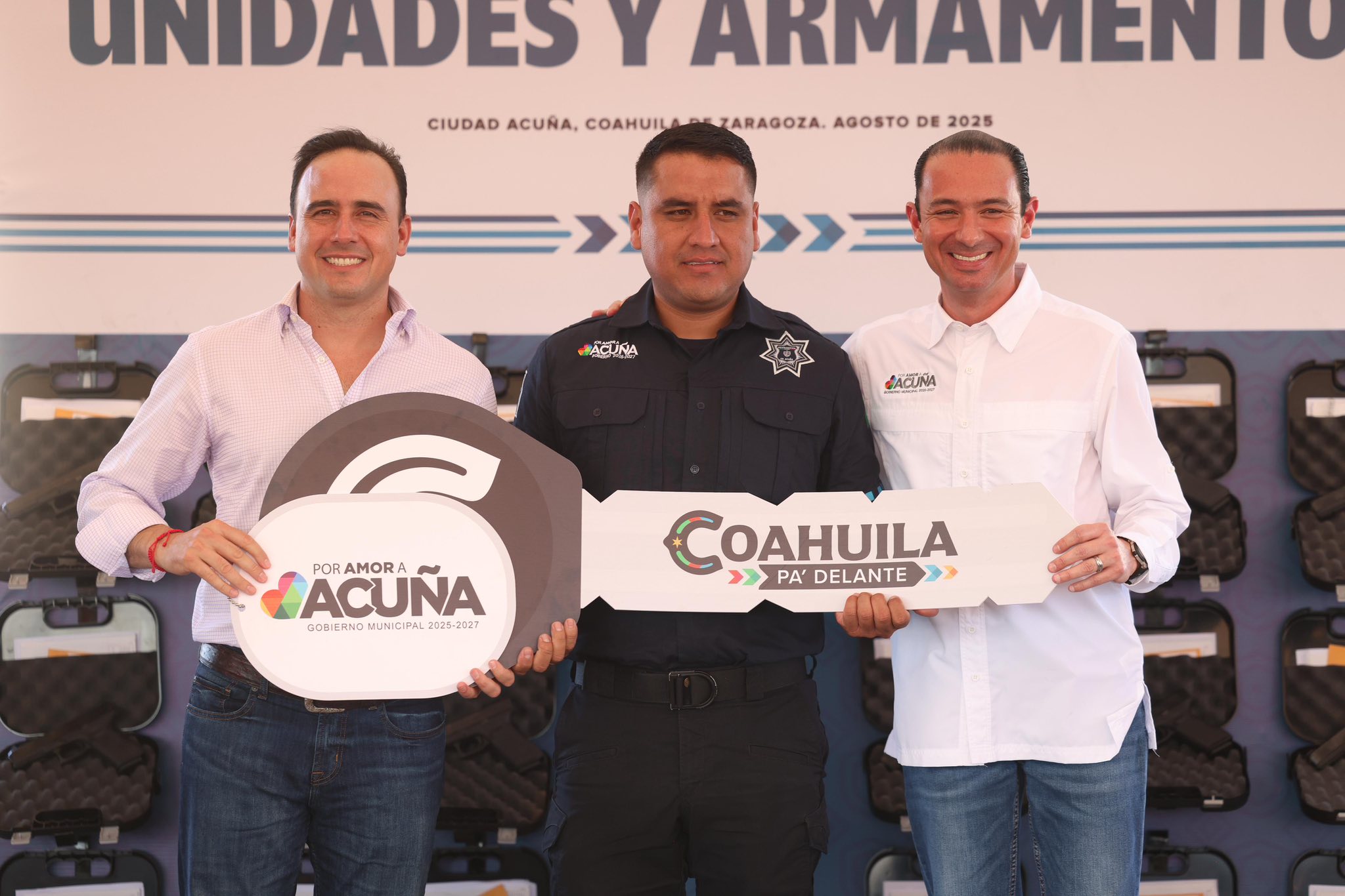 EN EQUIPO CON LOS MUNICIPIOS, TRABAJAMOS PARA SEGUIR BLINDANDO A COAHUILA; MANOLO